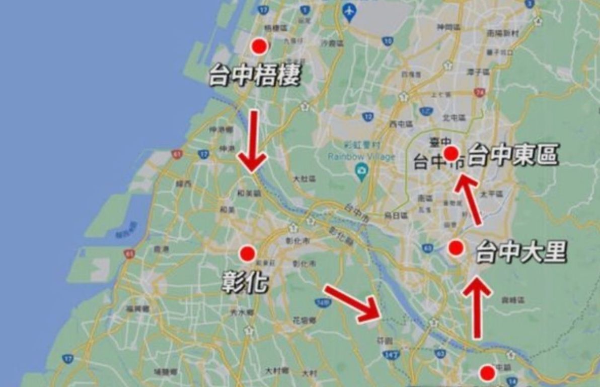 ▲周婦2023年7月間，2個半小時內狂飆75公里，放火燒了8處。（圖／ETtoday製圖）