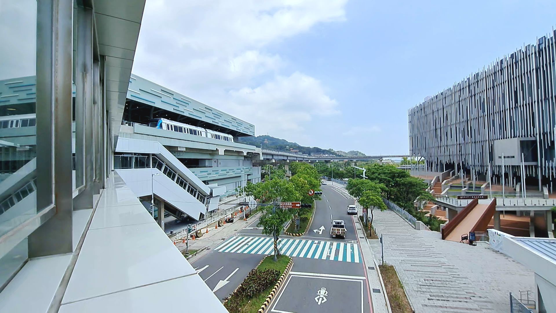 ▲捷運三鶯線列車動態測試視察▼             。（圖／記者鄭遠龍攝）