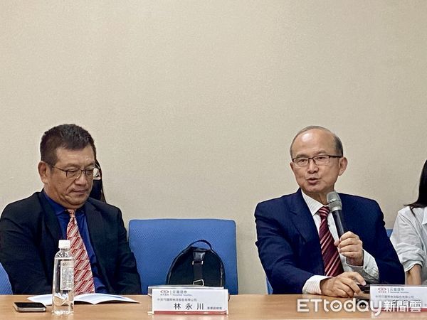 ▲中菲行海運副總林永川、集團總經理邱鈞榮。（圖／記者廖婕妤攝）