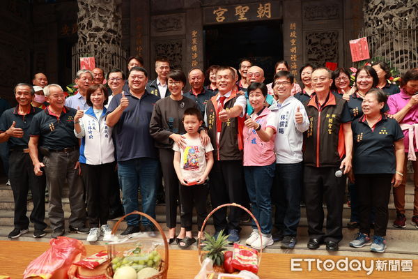 ▲「台灣女神」媽祖農曆3月23日過生日，南投縣長許淑華感謝媽祖庇佑眾生。（圖／南投縣政府提供）