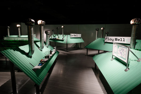 ▲▼「2025 新北市循環設計展：異百貨 STRANGE MALL」即日起至6月15日於「府中15」的3到5樓展出。（圖／新北市文化局提供）