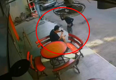 台男在芭達雅「被流浪漢打」! 監視器畫面曝濺血瞬間