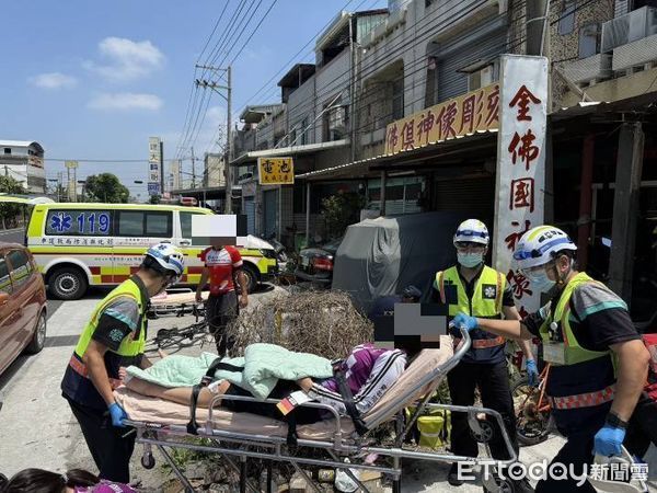 ▲駕駛逆向衝撞車隊釀7學生受輕重傷。（圖／記者唐詠絮翻攝）