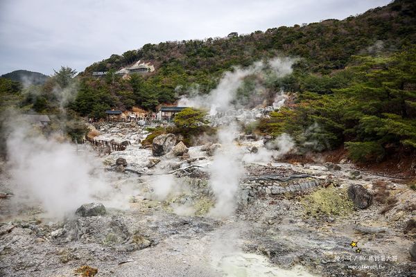 ▲▼【日本長崎景點】雲仙地獄：溫泉貓咪、地獄茶屋美食和交通推薦。（圖／部落客陳小可的吃喝玩樂授權提供）