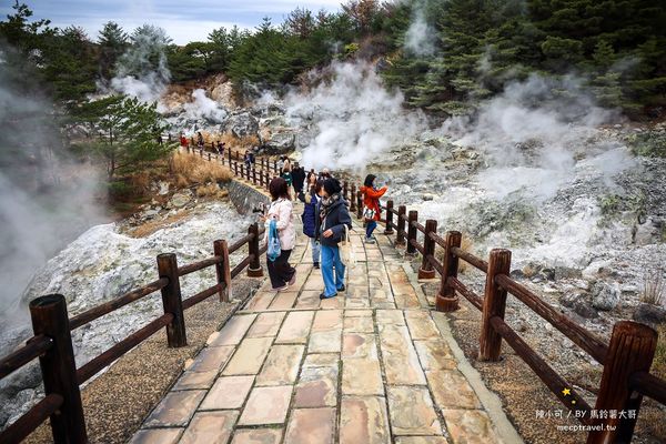 ▲▼【日本長崎景點】雲仙地獄：溫泉貓咪、地獄茶屋美食和交通推薦。（圖／部落客陳小可的吃喝玩樂授權提供）