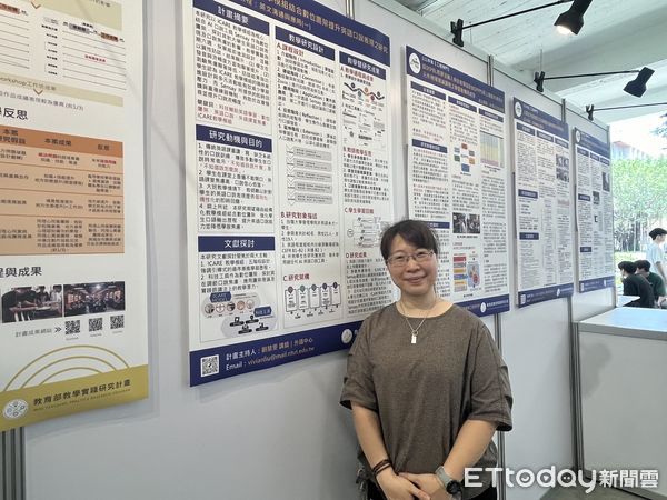 ▲▼北科大外語中心講師劉慧雯，結合AI口說工具 Sensay，過半學生6周後在發音與流暢度上有明顯提升。（圖／記者許敏溶攝）