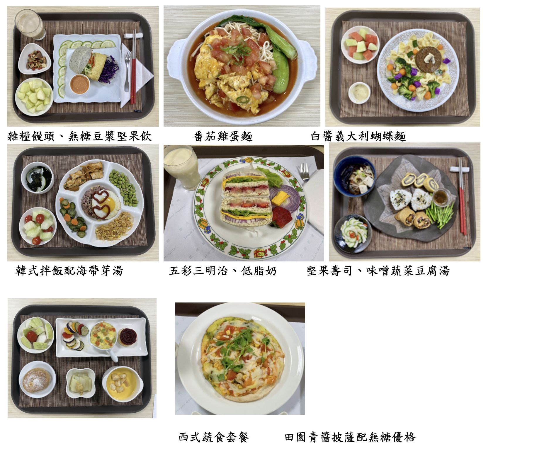 北榮發表環保蔬食3日套餐。（圖／北榮提供）