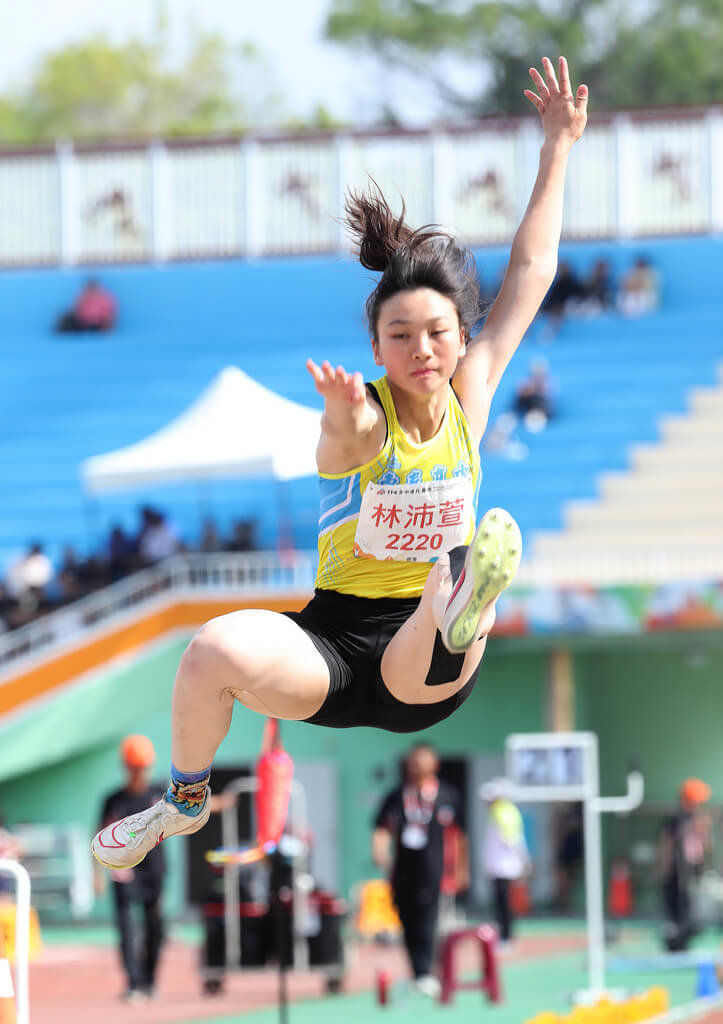 ▲▼「全能美少女」林沛萱完成全中運高女組田徑7項全能2連霸。（圖／全中運提供）