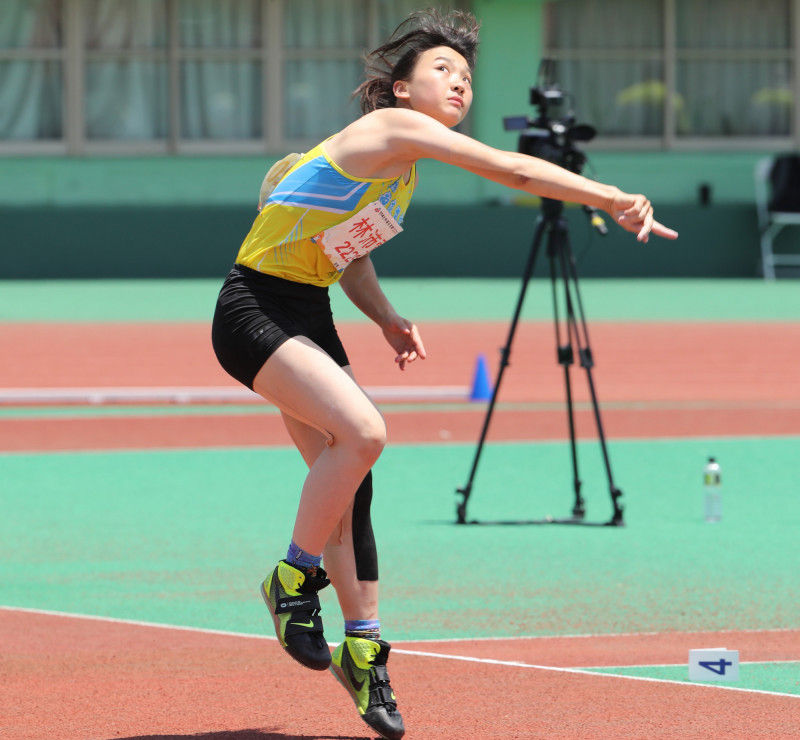 ▲▼「全能美少女」林沛萱完成全中運高女組田徑7項全能2連霸。（圖／全中運提供）