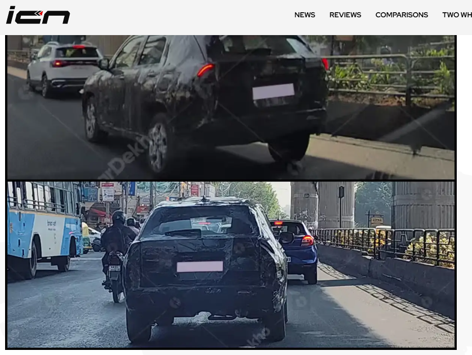 ▲TOYOTA Urban Cruiser Hyryder 7人座車型首度被捕捉！（圖／翻攝自《indiacarnews》）