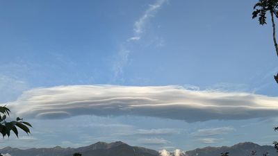 「飛碟雲」降臨南投　原因曝光