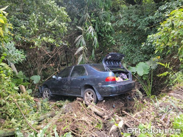 ▲▼秦男自稱剎車失靈墜2米深山谷             。（圖／記者陳以昇翻攝）