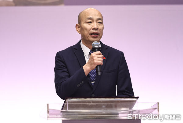 ▲民主基金會董事長韓國瑜出席猶太大屠殺紀念活動。（圖／記者林敬旻攝）