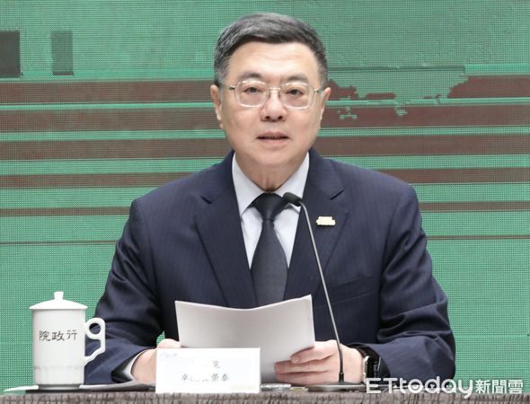 ▲▼卓榮泰 記者會 說明行政院通過關稅支持方案特別條例。（圖／記者屠惠剛攝）