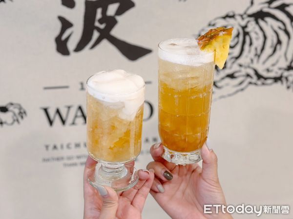 ▲▼萬波島嶼紅茶推出最新「鳳梨系列」飲品。（圖／記者蕭筠攝）