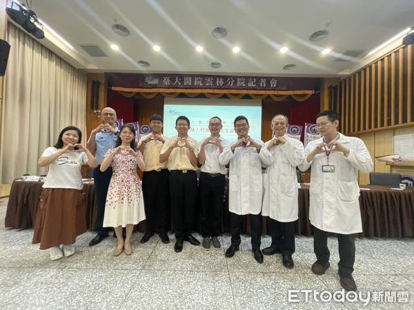 ▲台大雲林分院與正心中學於今日舉辦記者會，分享張老師康復、振奮人心的生命救援故事，再次驗證「生命之鏈」在心跳驟停救援中的關鍵作用。（圖／記者游瓊華翻攝）