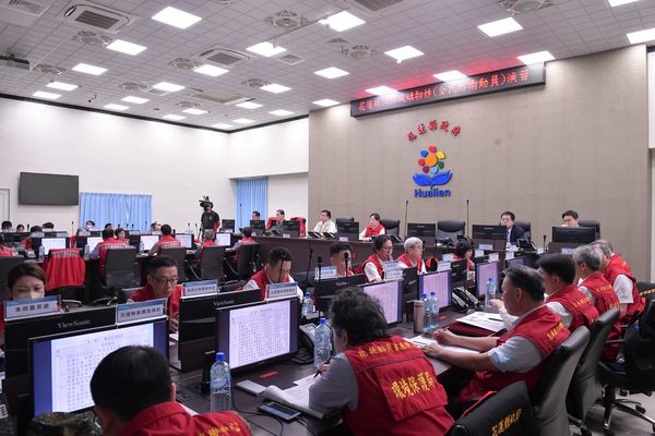 花蓮縣2025全民防衛動員演習 首次無腳本推演、考驗應變力（圖／花蓮縣政府提供）