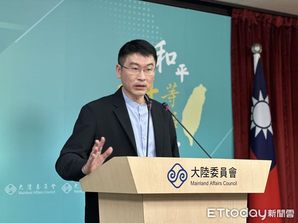 ▲▼陸委會副主委、發言人梁文傑。（圖／記者蔡紹堅攝）