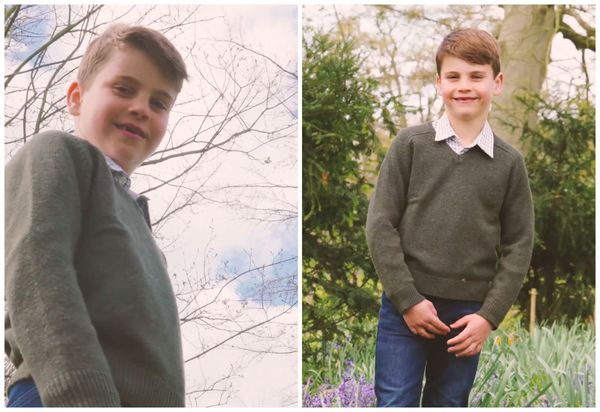 路易王子7歲生日，穿上牛仔褲，打破傳統。（翻攝X@KensingtonRoyal）