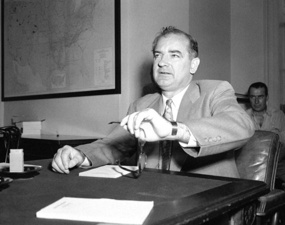 ▲叱吒一時的美國共和黨參議員約瑟夫·麥卡錫（Joseph McCarthy）。（圖／達志影像／美聯社）