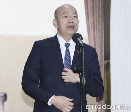 ▲▼韓國瑜 聯訪 回應關於426活動的問題。（圖／記者屠惠剛攝）