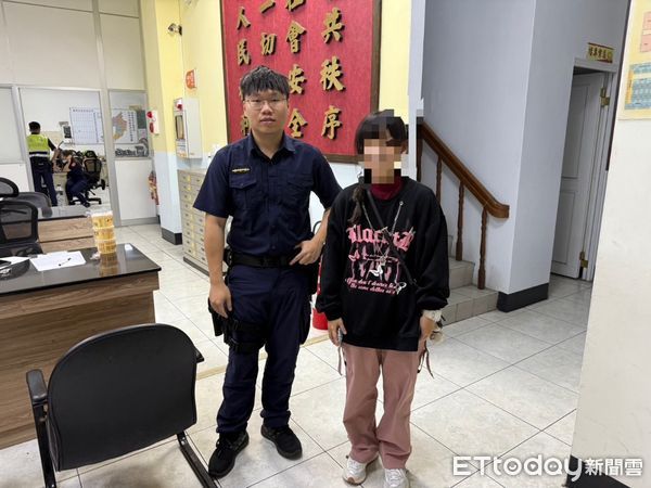 ▲屏科大女學生求助內埔警分局龍泉派出所，避免被騙             。（圖／記者陳崑福翻攝）