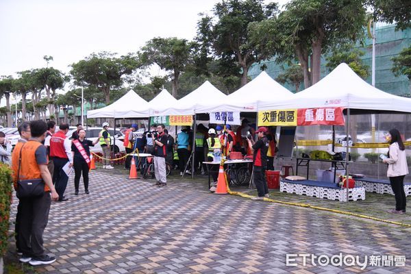 ▲▼花蓮縣政府辦理全民防衛動員演習，由縣長徐榛蔚擔任指揮官。（圖／花蓮縣政府提供，下同）