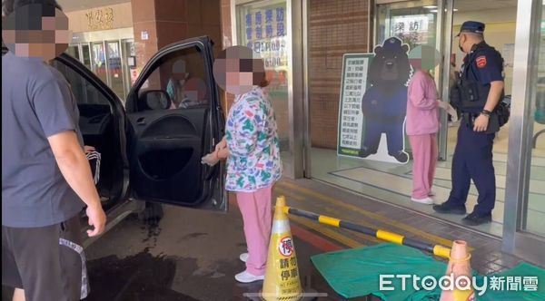 ▲▼警車鳴笛開道僅5分鐘就將羊水破裂待產的孕婦安全護送到醫院。（圖／鳳林警分局提供，下同）