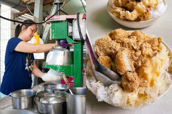 ▲▼彰化溪州｜古早味圓仔冰．賣了快100年的冰店，溪州市場古早味美食。（圖／部落客飛天璇的口袋授權提供）