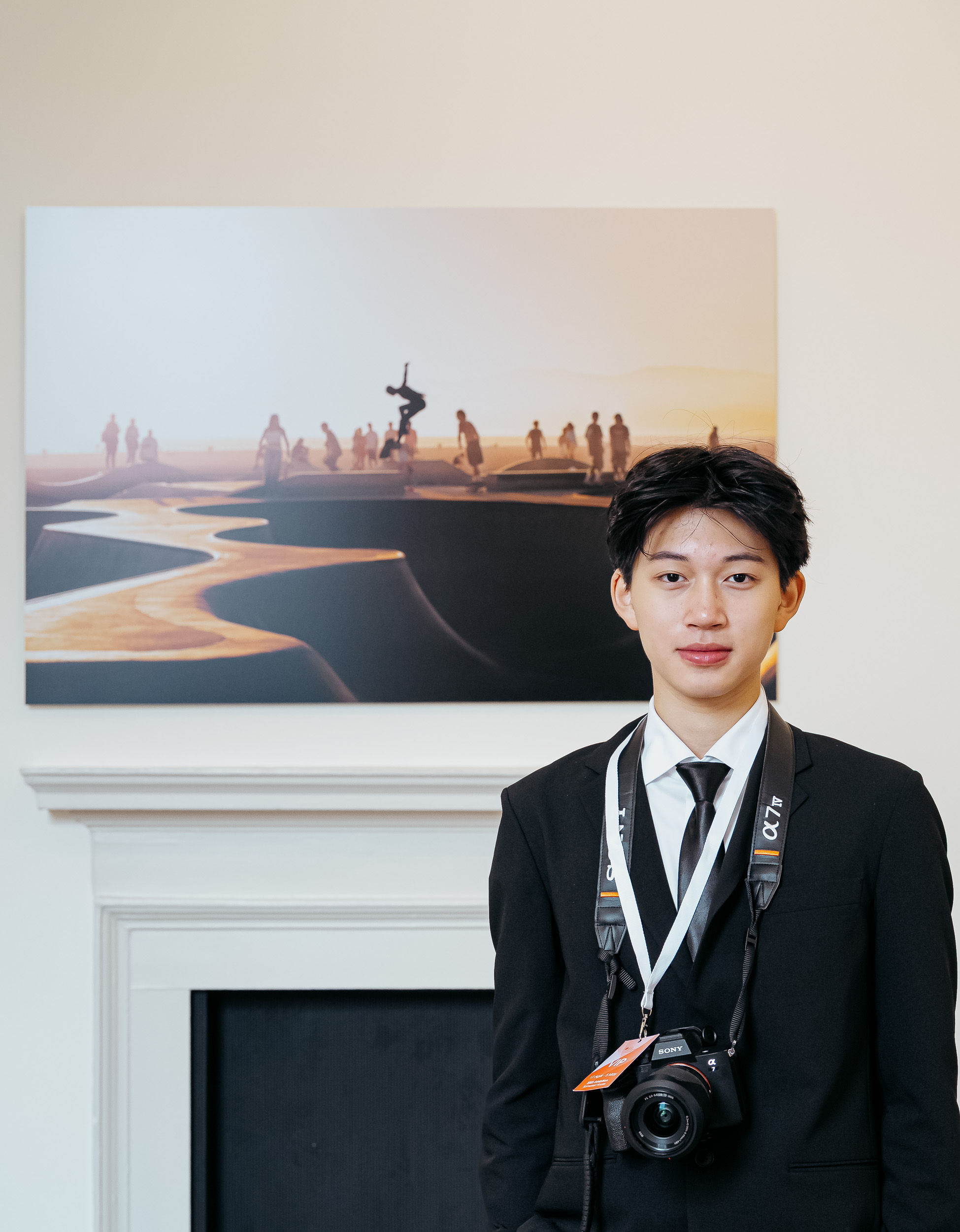 ▲16歲台灣少年吳典積奪SONY年度攝影師。（圖／SONY提供）