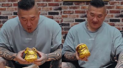 館長開箱「十層犇牛堡」　打開就皺眉吐槽5字