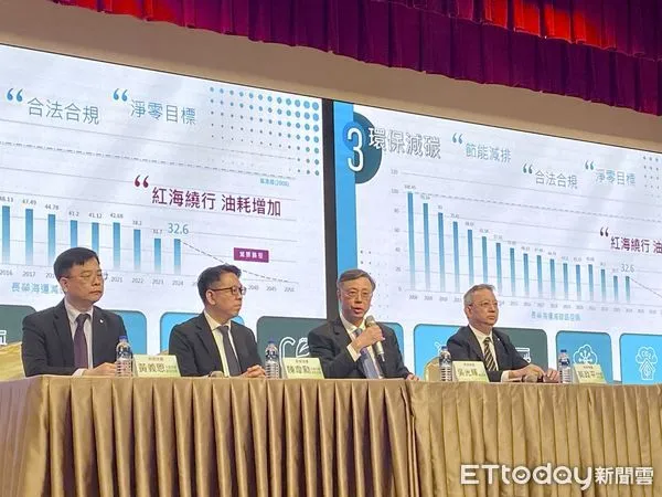 ▲長榮海運法說會，總經理吳光輝。（圖／記者廖婕妤攝）