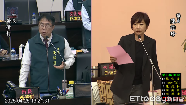 ▲市議員陳怡珍於議會質詢時痛批火災防範機制不足，要求市府加強住警器推廣與用火觀念宣導，避免憾事重演。（圖／記者林東良翻攝）