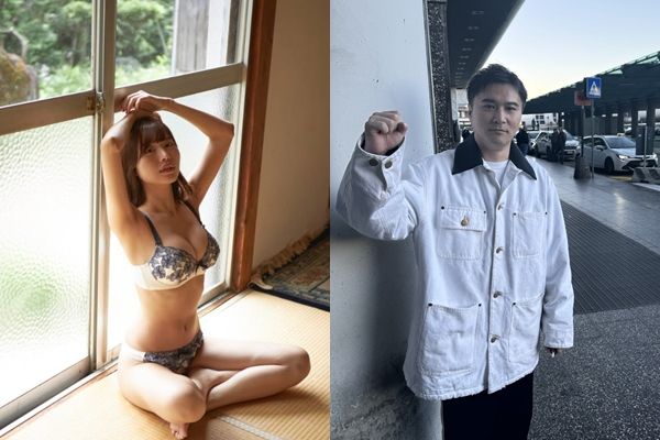 ▲加藤純與本鄉愛爆不倫，證實已與妻子離婚。（圖／翻攝加藤純一X、本鄉愛IG）