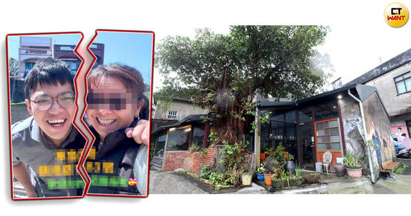 金山創生團體指控他們苦心經營的「享魚路」餐廳，遭昔日支持者李女（圖左女子）霸佔。（合成圖／資料照、翻攝臉書）