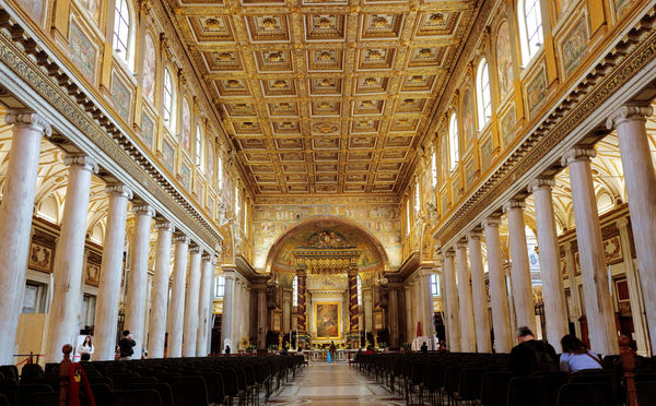 ▲▼方濟各將安葬於羅馬艾斯奎利諾區（Esquilino）的聖母大殿（Santa Maria Maggiore Basilica）。（圖／路透）