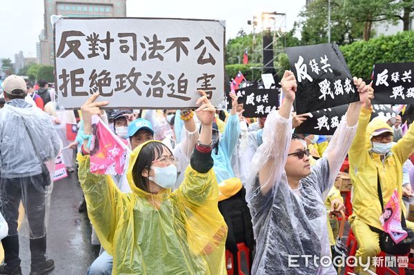 ▲ 國民黨主辦426「反綠共 戰獨裁 凱道一起站出來！」大型集會活動 。（圖／記者李毓康攝）