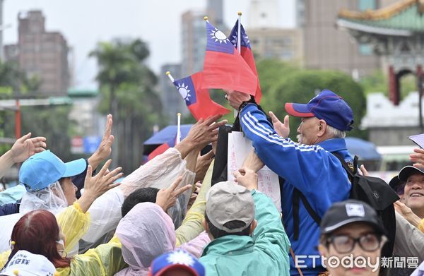 ▲ 國民黨主辦426「反綠共 戰獨裁 凱道一起站出來！」大型集會活動 。（圖／記者李毓康攝）