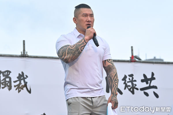 ▲▼國民黨主辦426「反綠共 戰獨裁 凱道一起站出來！」大型集會活動，館長陳之漢。（圖／記者李毓康攝）