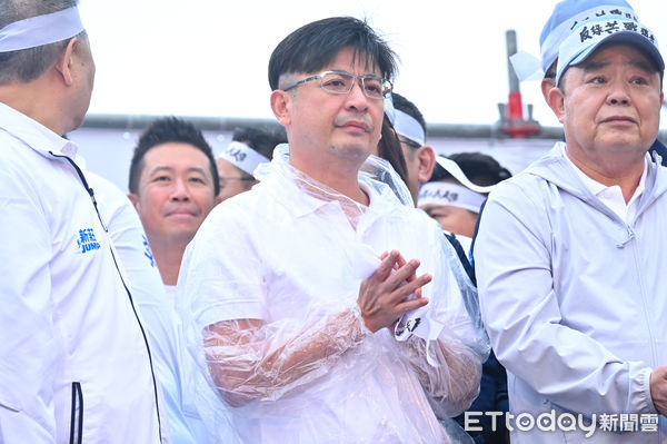 ▲▼國民黨主辦426「反綠共 戰獨裁 凱道一起站出來！」大型集會活動，彰化縣議會議長謝典林。（圖／記者李毓康攝）