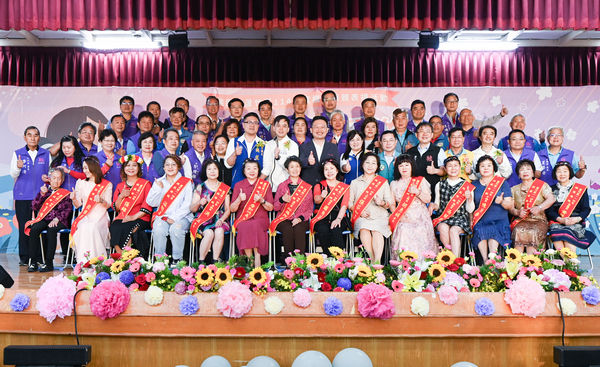 ▲蘆竹區表揚43位模範母親