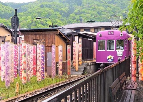 ▲▼日本自由行，在京都搭嵐山小火車。（圖／ReadyGo提供）