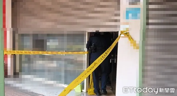 ▲▼ 新北板橋男子槍殺前妻，警方到場拉起封鎖線調查。（圖／記者陳以昇攝）