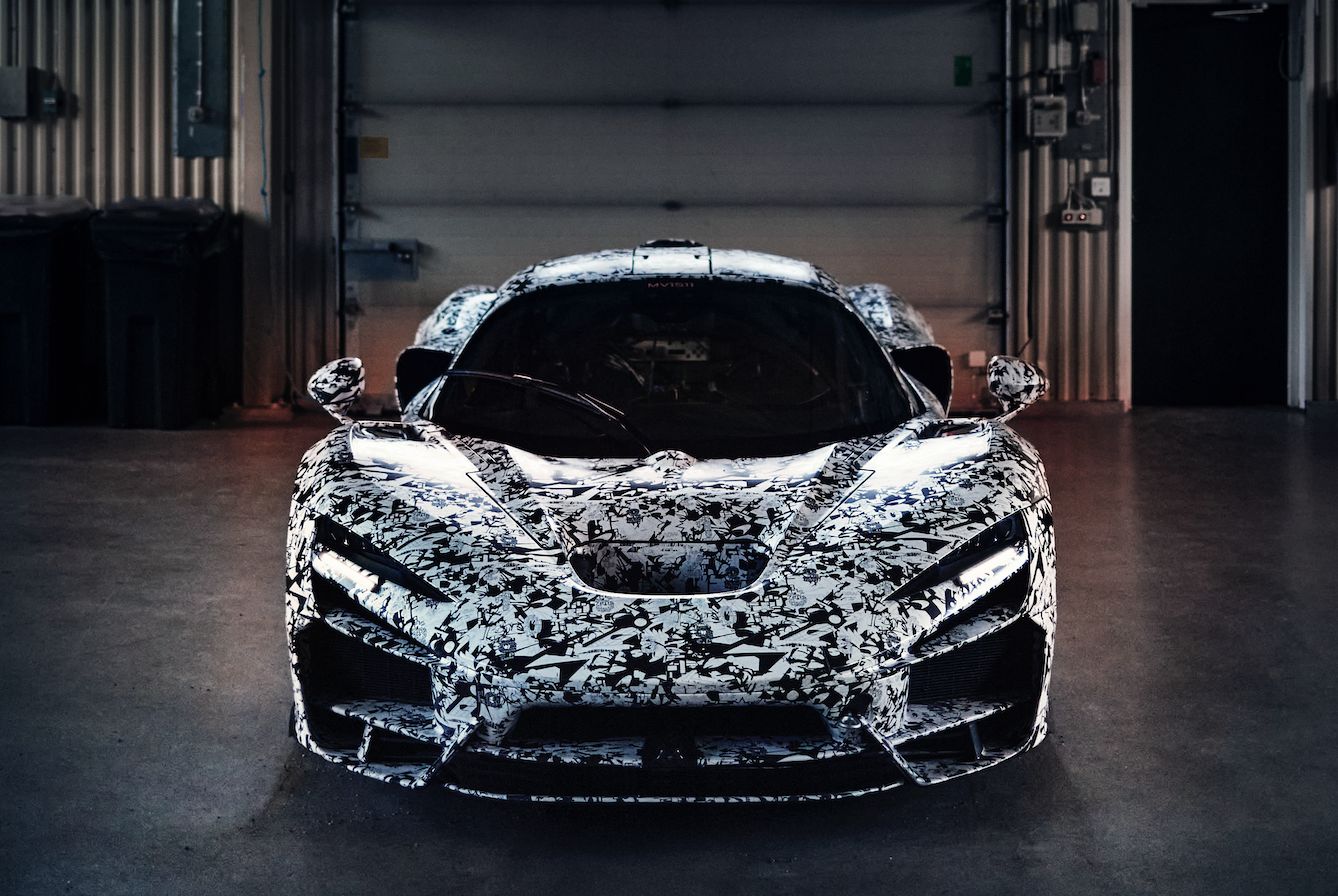▲麥拉倫W1雪地測試。（圖／翻攝自McLaren）