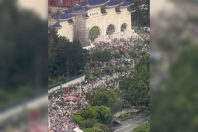 426人潮「蔓延到自由廣場」　他見空拍照超震驚