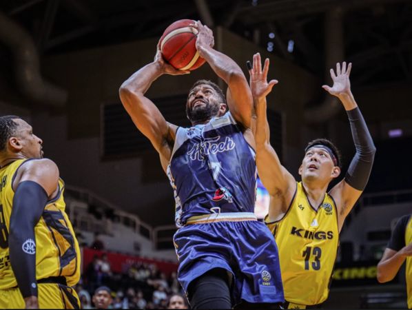 ▲新北國王艾夫伯、沃許本、林書豪，曼谷高科技辛特力。（圖／取自FIBA BCL官網）