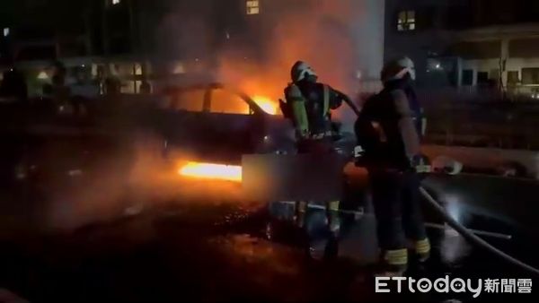▲▼ 八德火燒車死亡 。（圖／記者楊熾興翻攝）