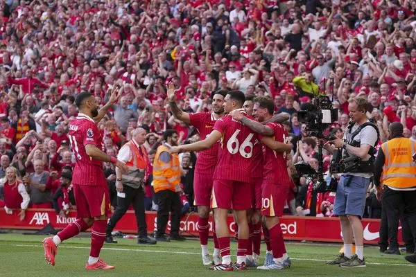 ▲利物浦奪下2025年英超冠軍。（圖／達志影像／美聯社）