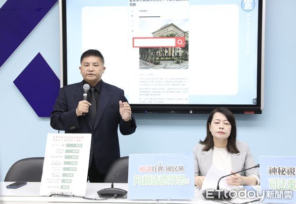 ▲▼國民黨團召開 追殺國民黨 成檢調專簽績效  記者會 吳宗憲 許宇甄。（圖／記者屠惠剛攝）