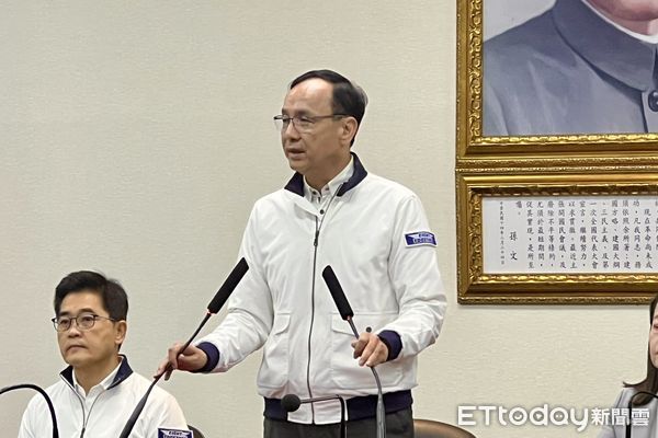▲▼國民黨《罷免賴清德行動》全國啟動記者會，主席朱立倫致詞。（圖／記者鄭佩玟攝）